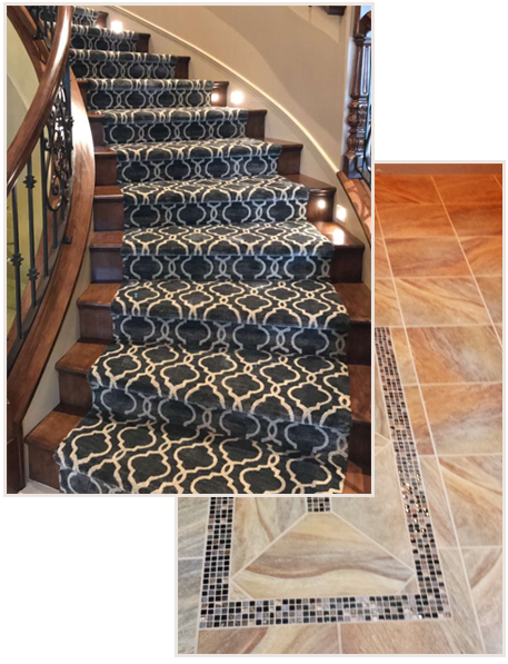 Stairs and Ceramic Tile